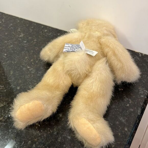 Ganz -Heritage Collection-Message Teddy Bear Tan with yellow ribbon. Size 11” - Picture 7 of 12
